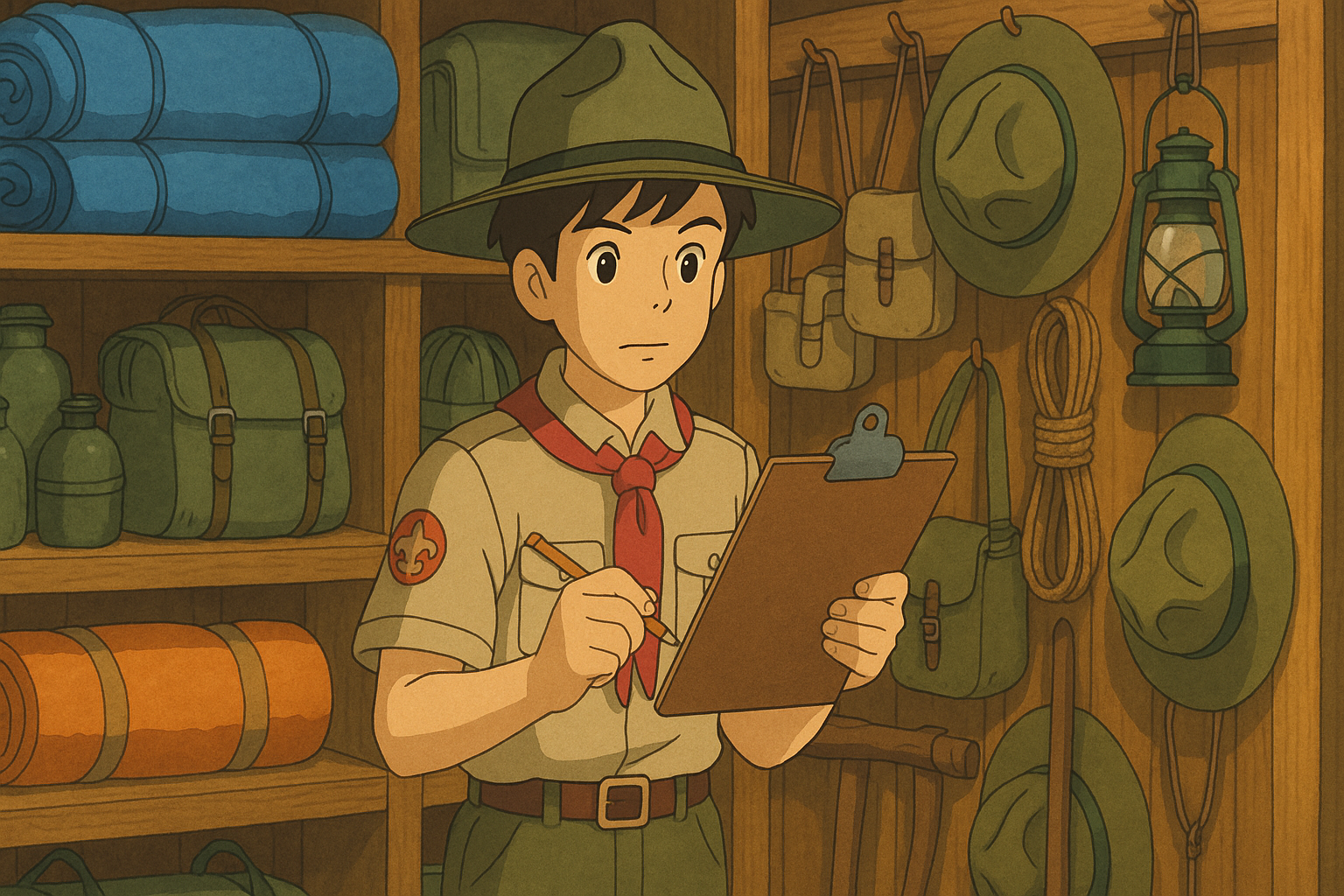 My Troop Gear application dashboard showing gear status and recent activity.